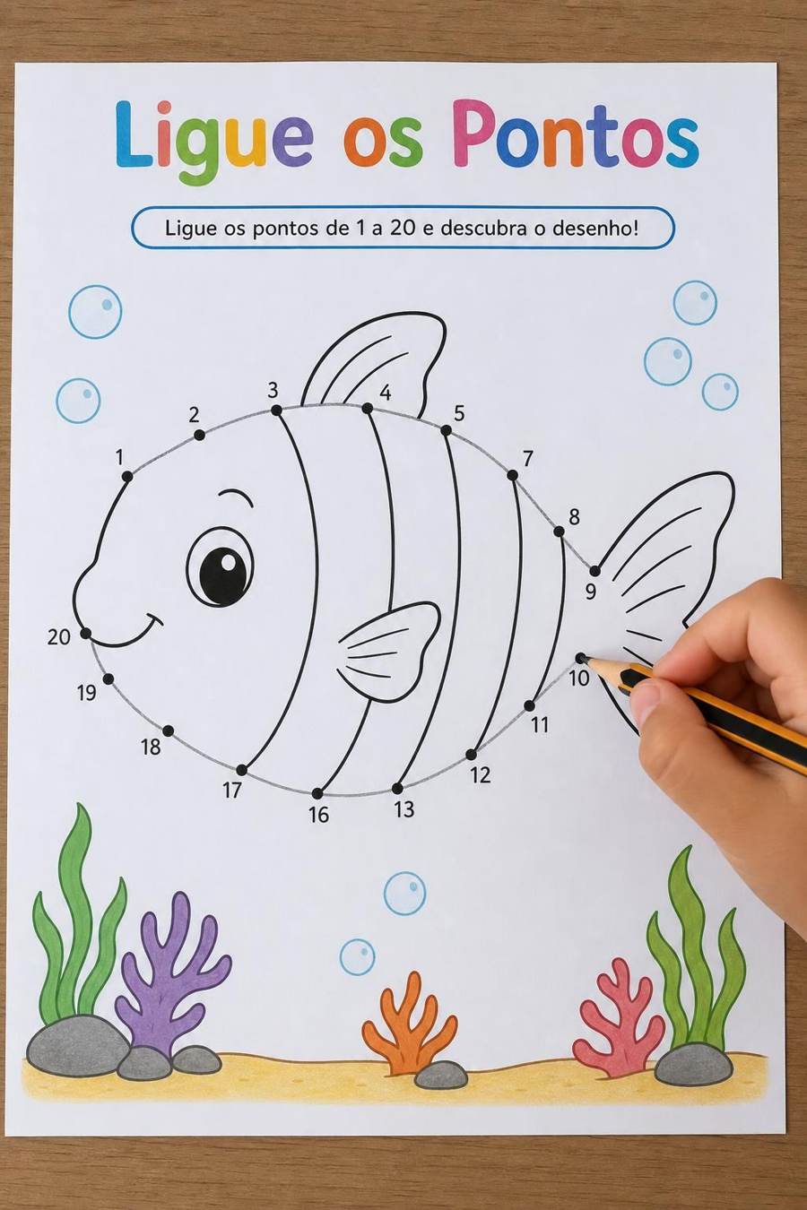 Exemplo de atividade: Ligue os pontos